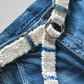 KAKAN | HANDSPUN WEAVING BELT White