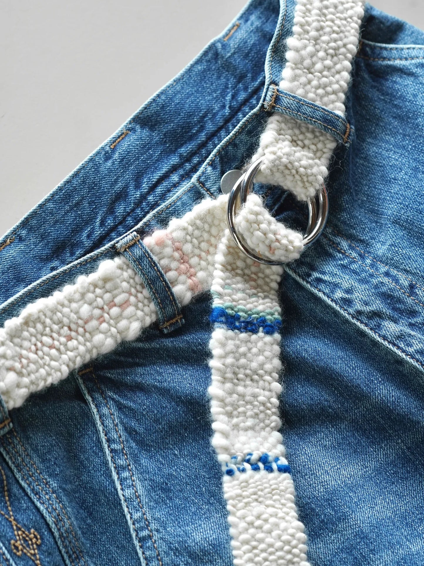 KAKAN | HANDSPUN WEAVING BELT White