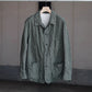 THE NULABEL | HANK DYED COVERALLS OLIVE/GREY