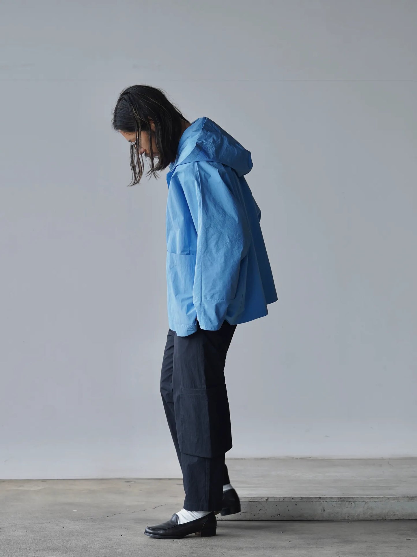 BESTIAIRE | WIDE JACKET LIGHT BLUE