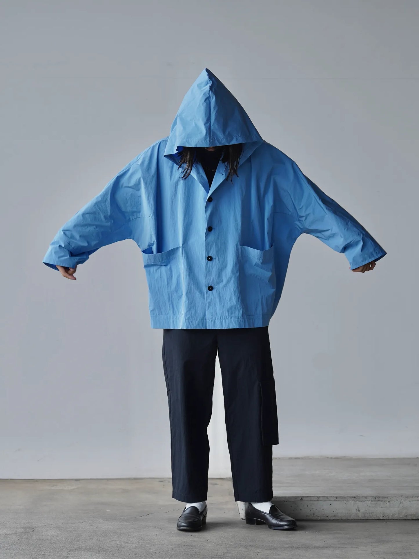 BESTIAIRE | WIDE JACKET LIGHT BLUE