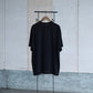 COMOLI | コットンメッシュ 半袖Tシャツ BLACK