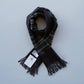 THE INOUE BROTHERS | Brushed Scarf Check Checkered Black
