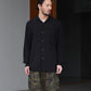 comoli-レーヨン-コモリシャツ-black-1