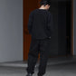 comoli-コットン-ホッケーニット-black-6