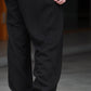 comoli-シルクネップ-ドローストリングパンツ-black-1-2