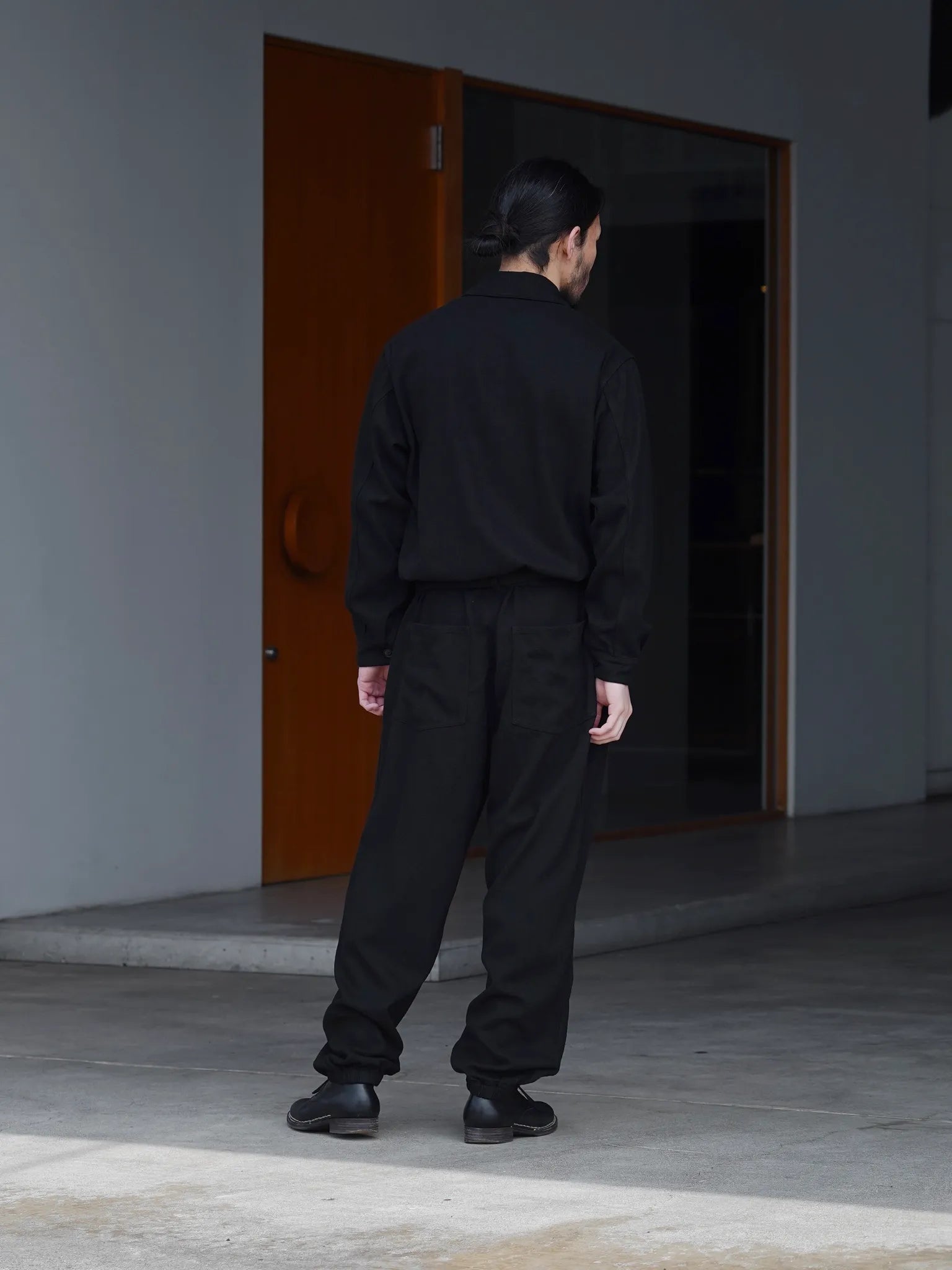 COMOLI シルクネップ オールインワン BLACK | CASANOVA&CO (カサノヴァ COMOLI シルクネップ オールインワン BLACK | CASANOVA&CO (カサノヴァ