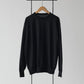 comoli-ウール-クルーネックニット-charcoal-1