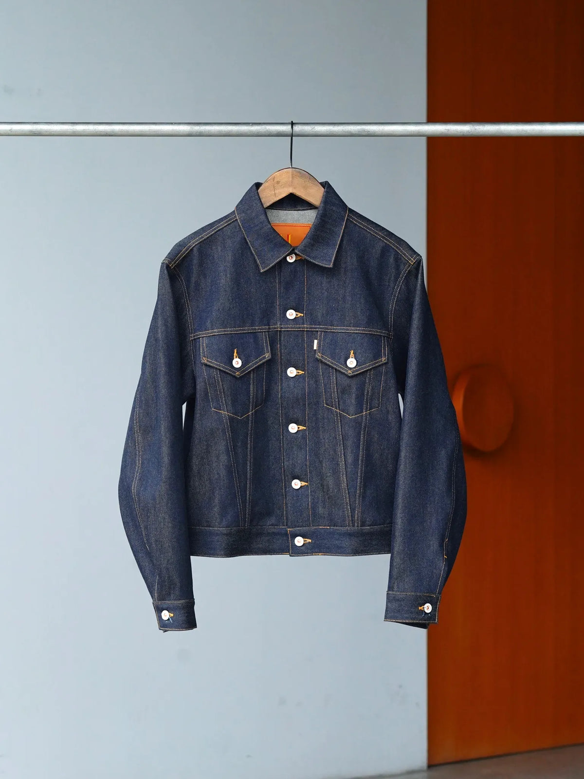HERILL | Cashmere Denim 755 Jacket Indigo