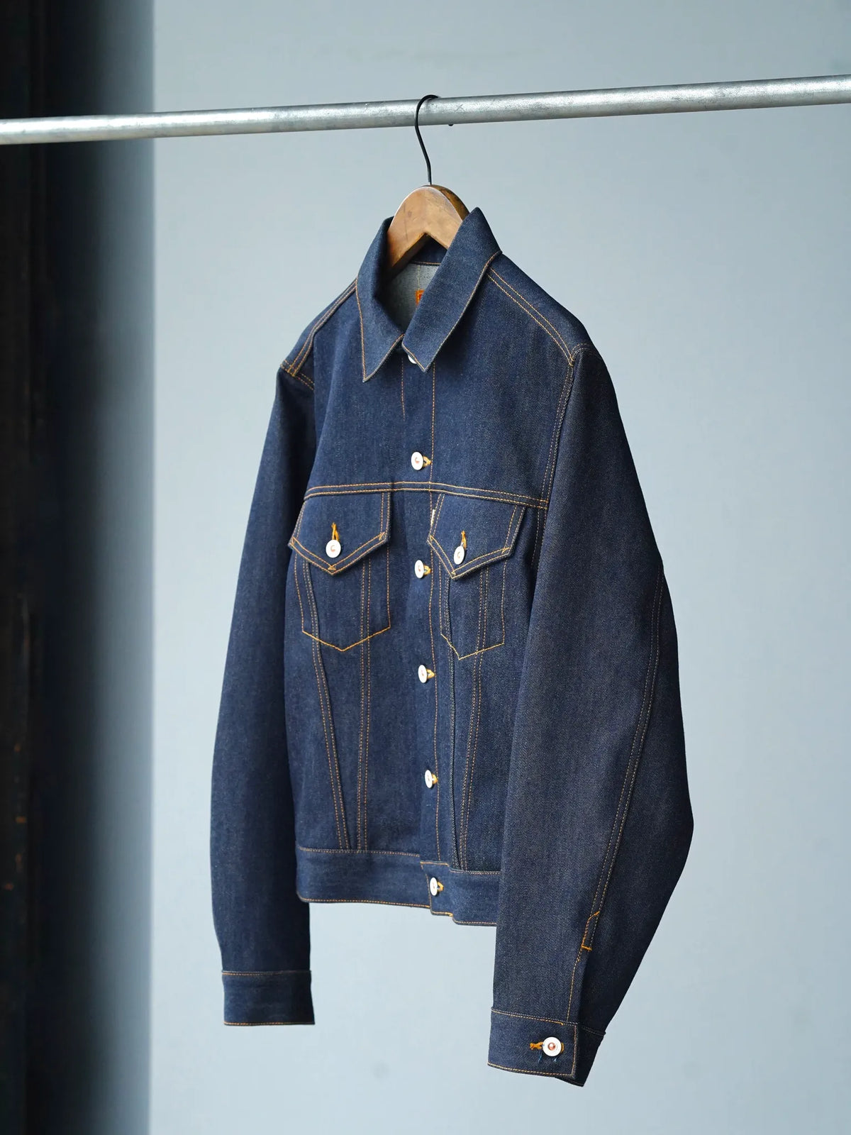 HERILL | Cashmere Denim 755 Jacket Indigo