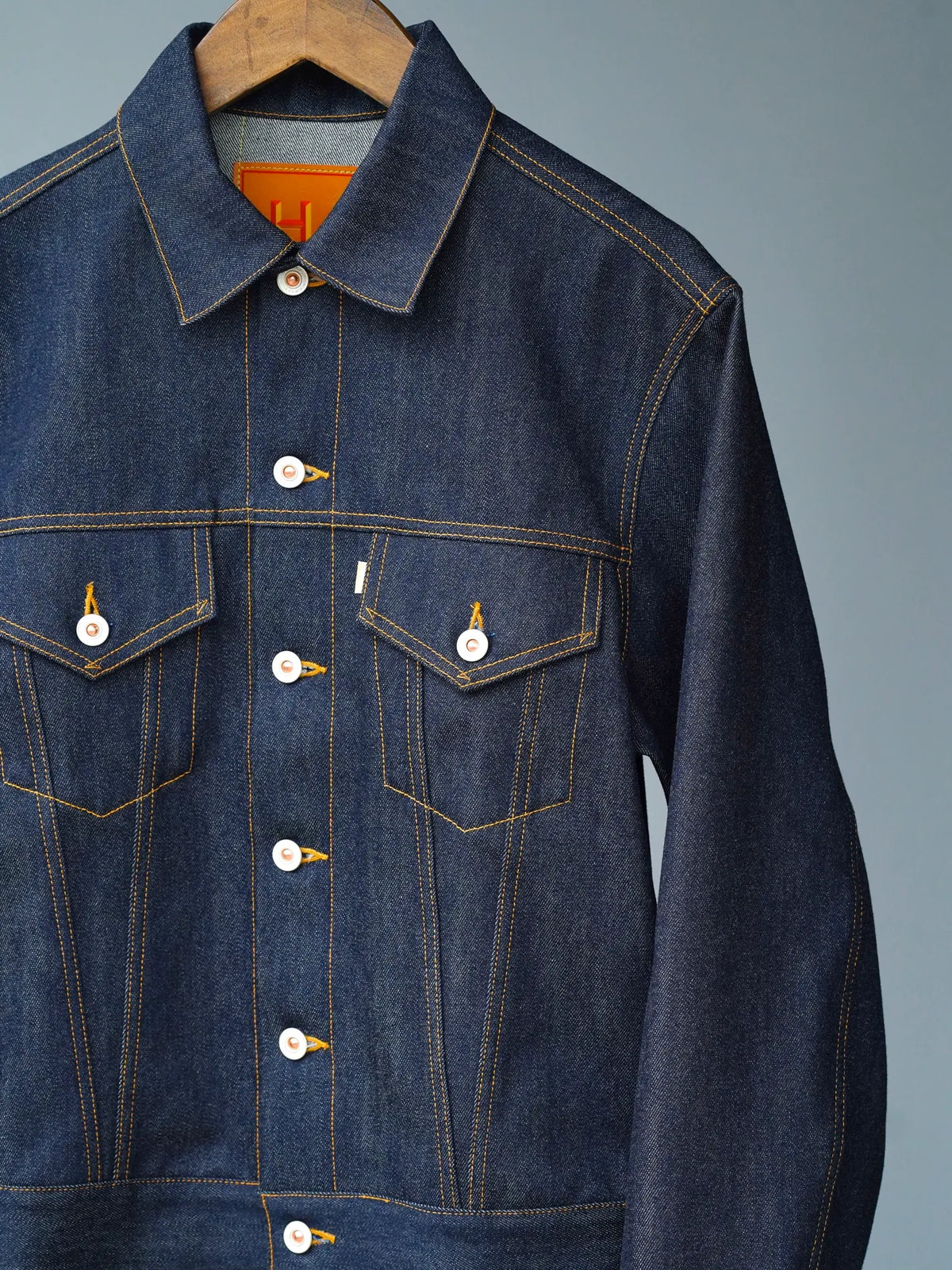 HERILL | Cashmere Denim 755 Jacket Indigo