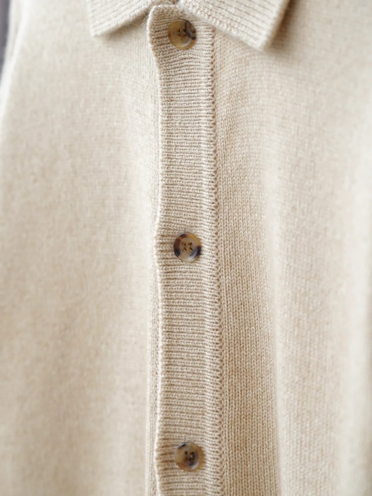 HERILL | Golden SeaIsland Polocardigan Natural
