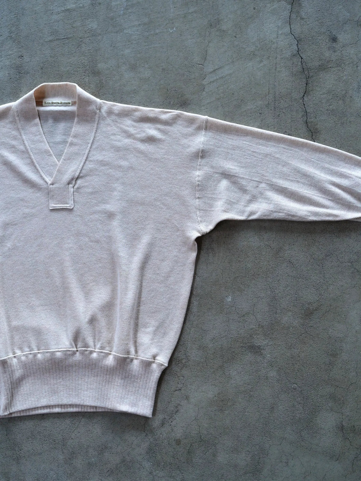 OLDE HOMESTEADER | Y NECK LONG SLEEVE ECRU