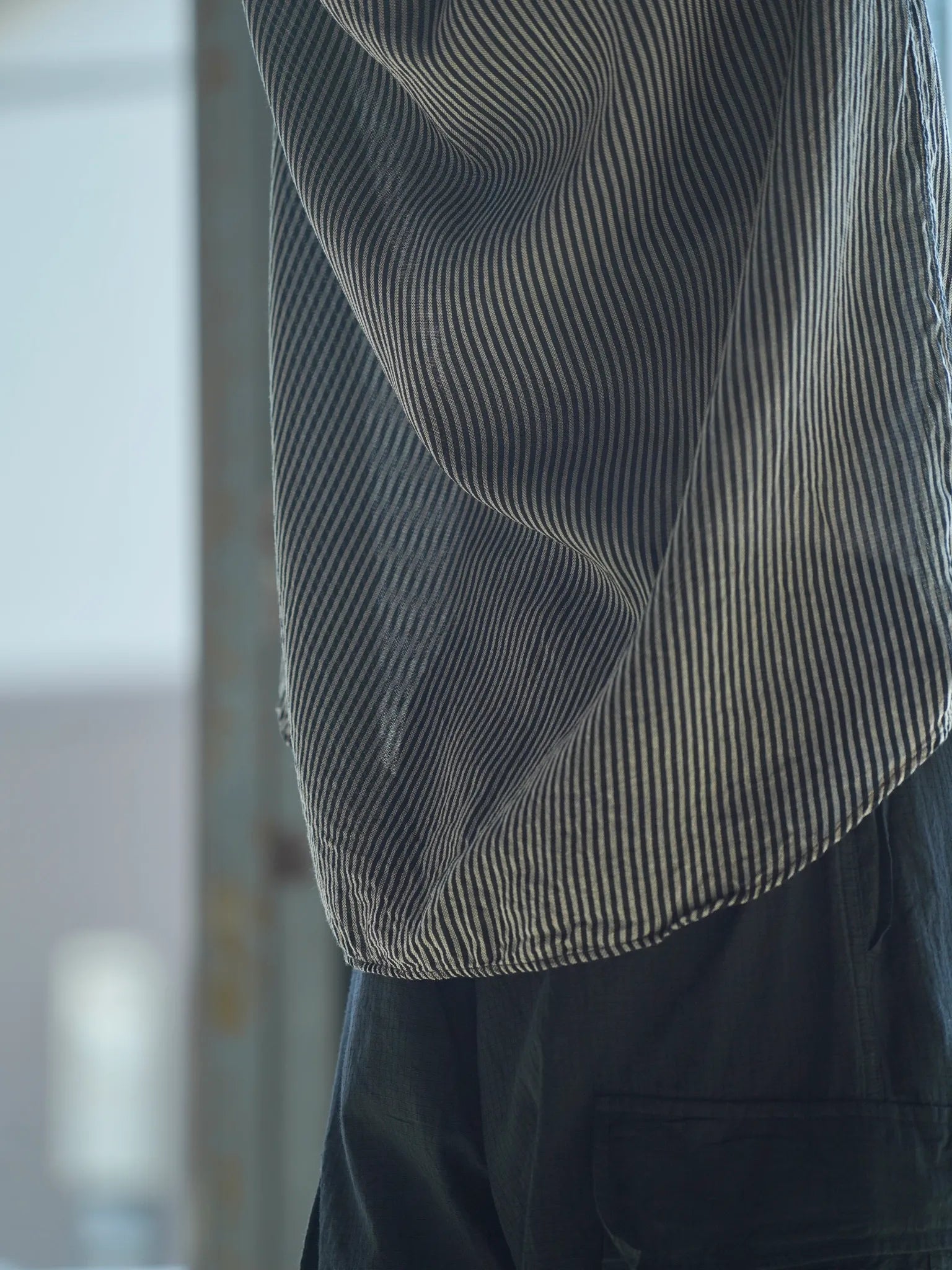 COMOLI ストライプ スキッパーシャツ STRIPE | CASANOVA&CO