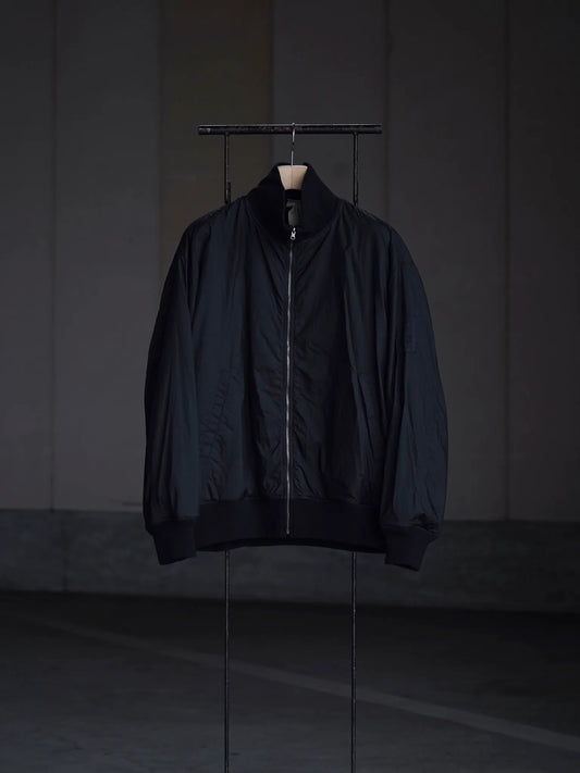 TEN C × COMOLI | REVERSIBLE TRACK JACKET BLACK