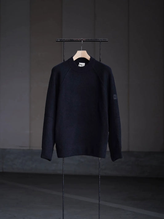 TEN C × COMOLI | CREWNECK KNIT BLACK