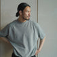comoli-グレー裏毛-半袖クルー-gray-5