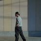 comoli-グレー裏毛-半袖クルー-gray-2