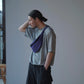 comoli-シルクネップ-ウエストバッグ-purple-5