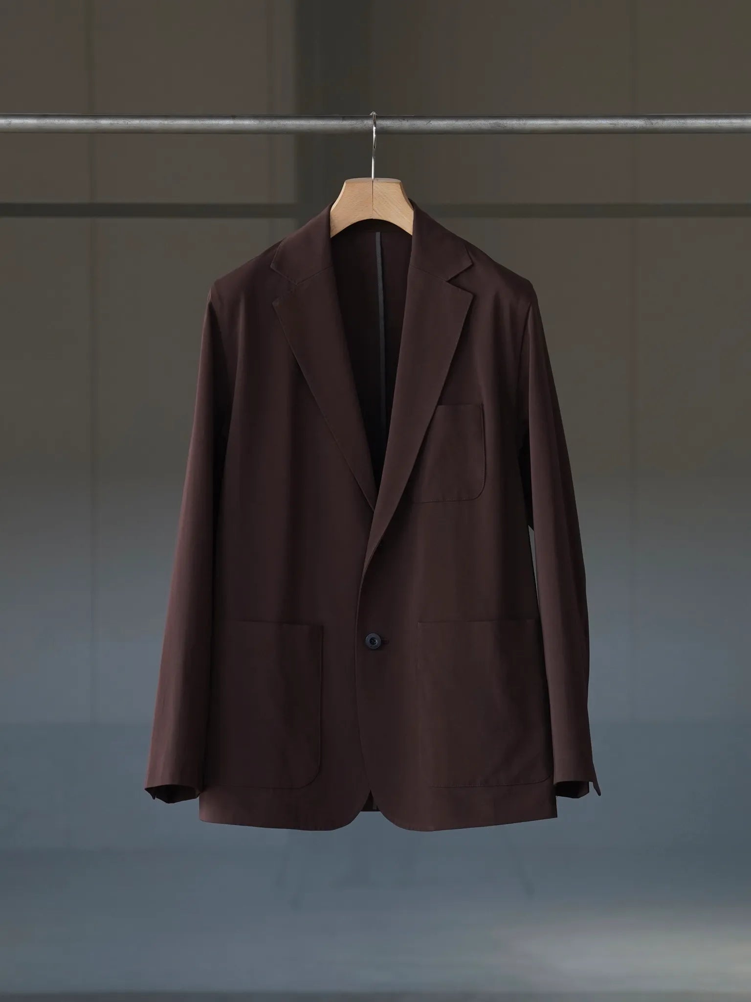 irenisa-relaxed-shoulder-jacket-dark-brown-1