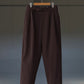 irenisa-belted-tapered-pants-dark-brown-1