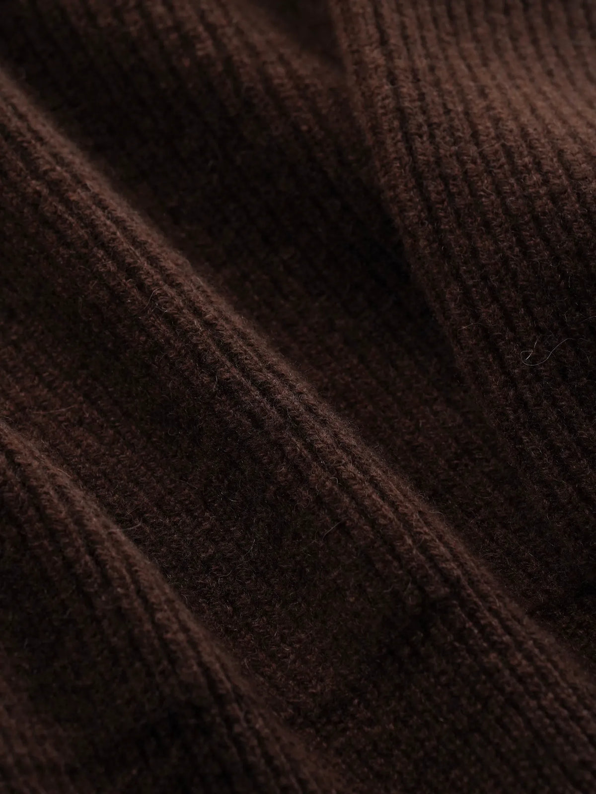 nonnotte | Draping Triangle Turtle Neck Pullover Chicory Coffee