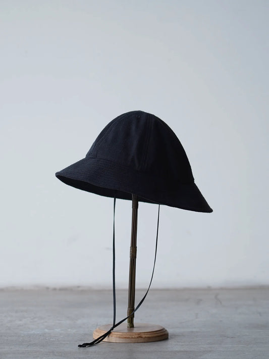 comoli-シルクネップ-ハット-black-2-1