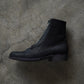 PETROSOLAUM | H center zip [Horse reverse] black