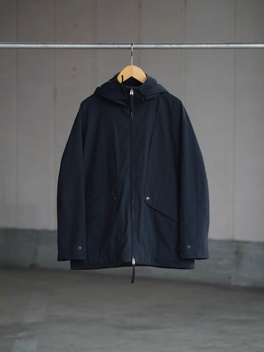 sarto-cotton-nylon-twill-light-wool-flannel-wool-lining-mountain-parka-black-brown-1