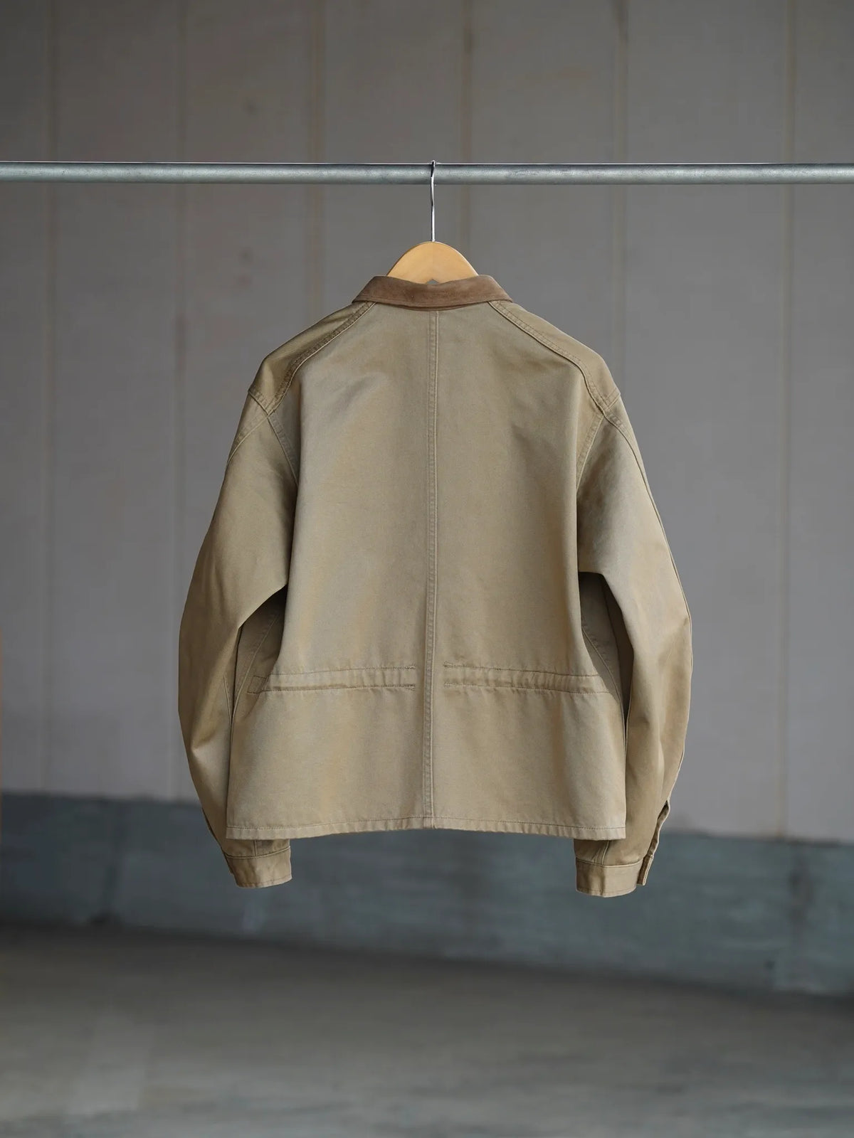 sarto-heavy-cotton-twill-short-coverall-jacket-dark-tan-2