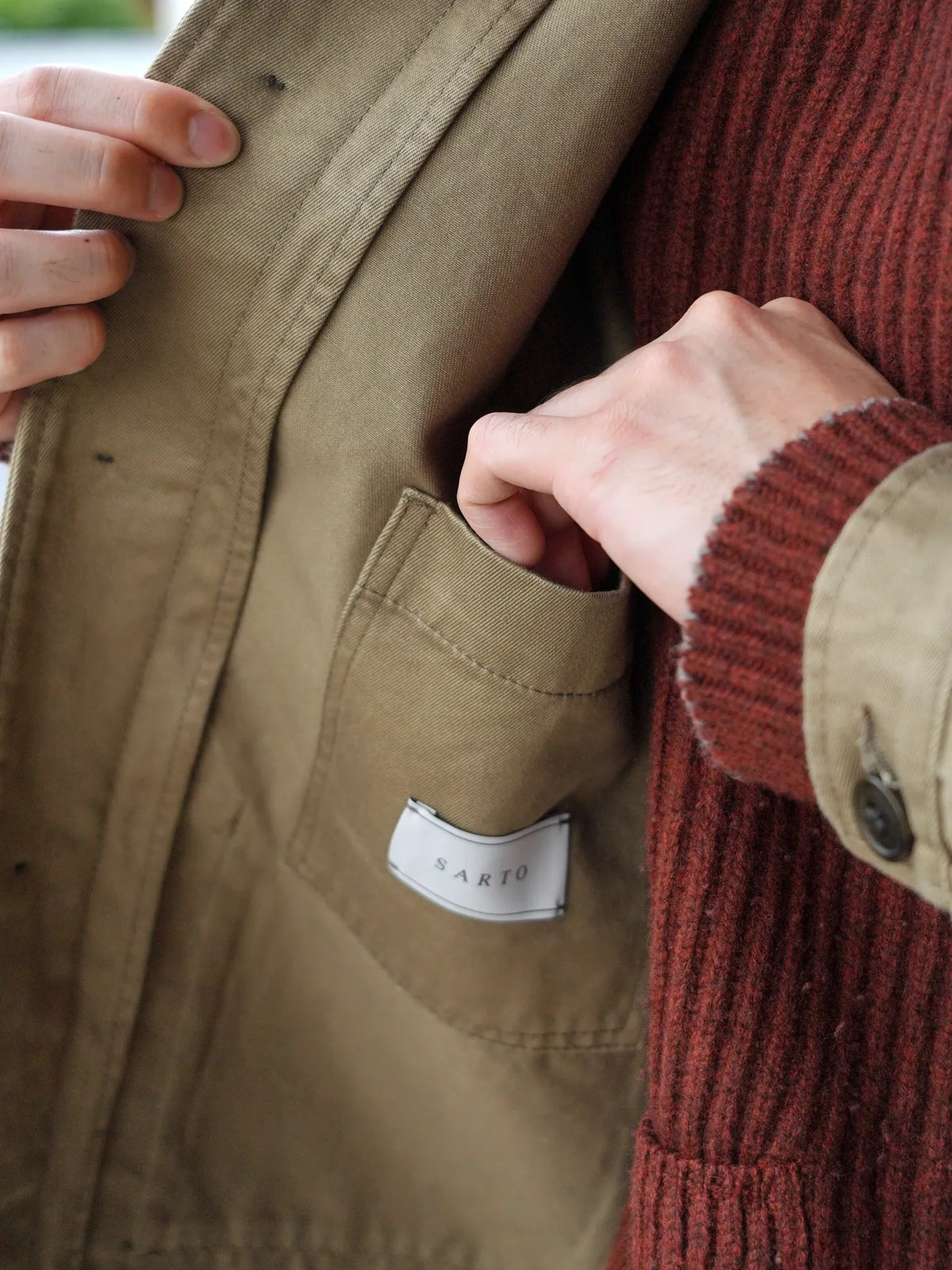sarto-heavy-cotton-twill-short-coverall-jacket-dark-tan-8