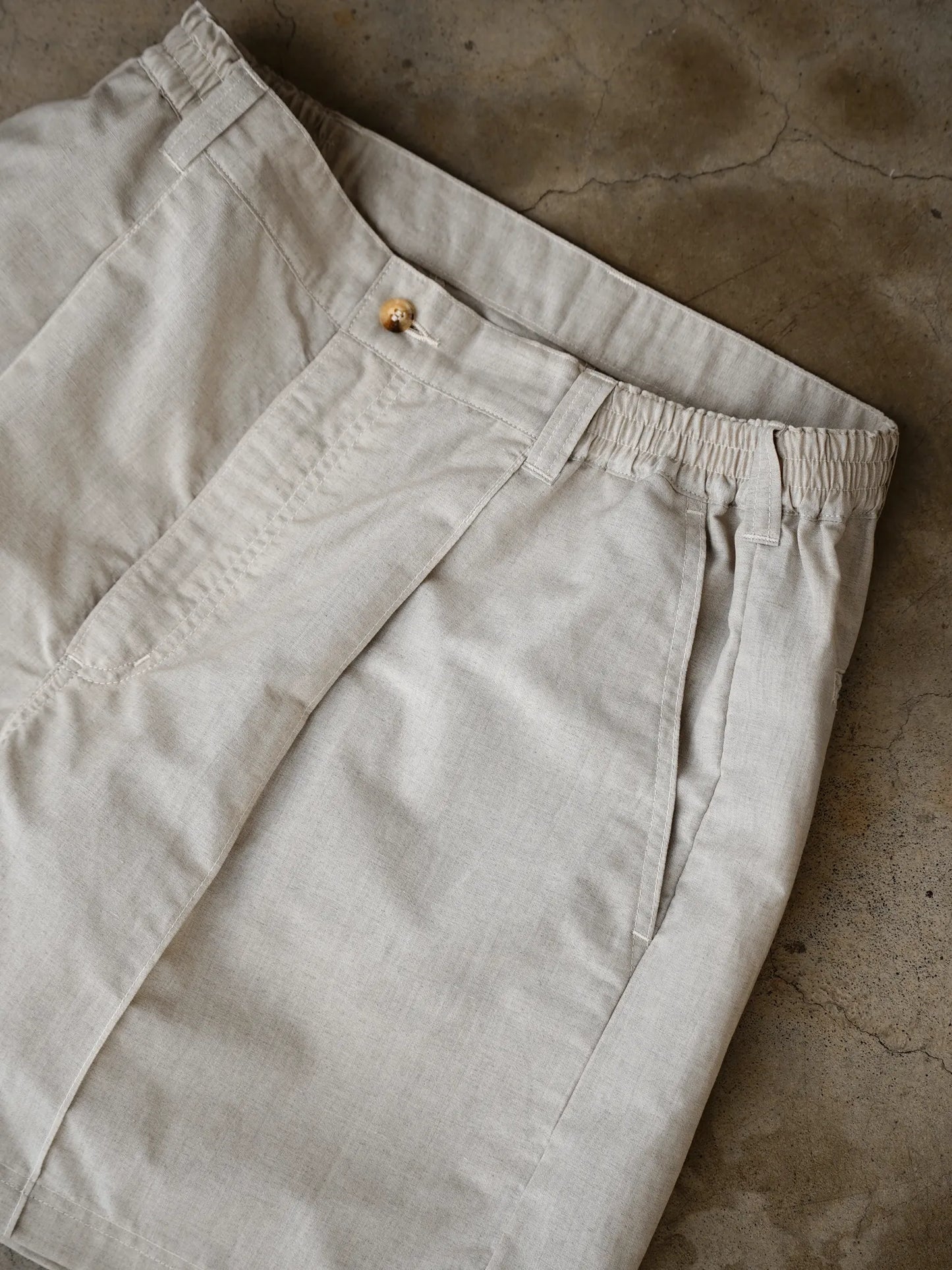 YE OLDE AND NEW MAN | RANDONNEUR03 CHINOS SHORTS ECRU