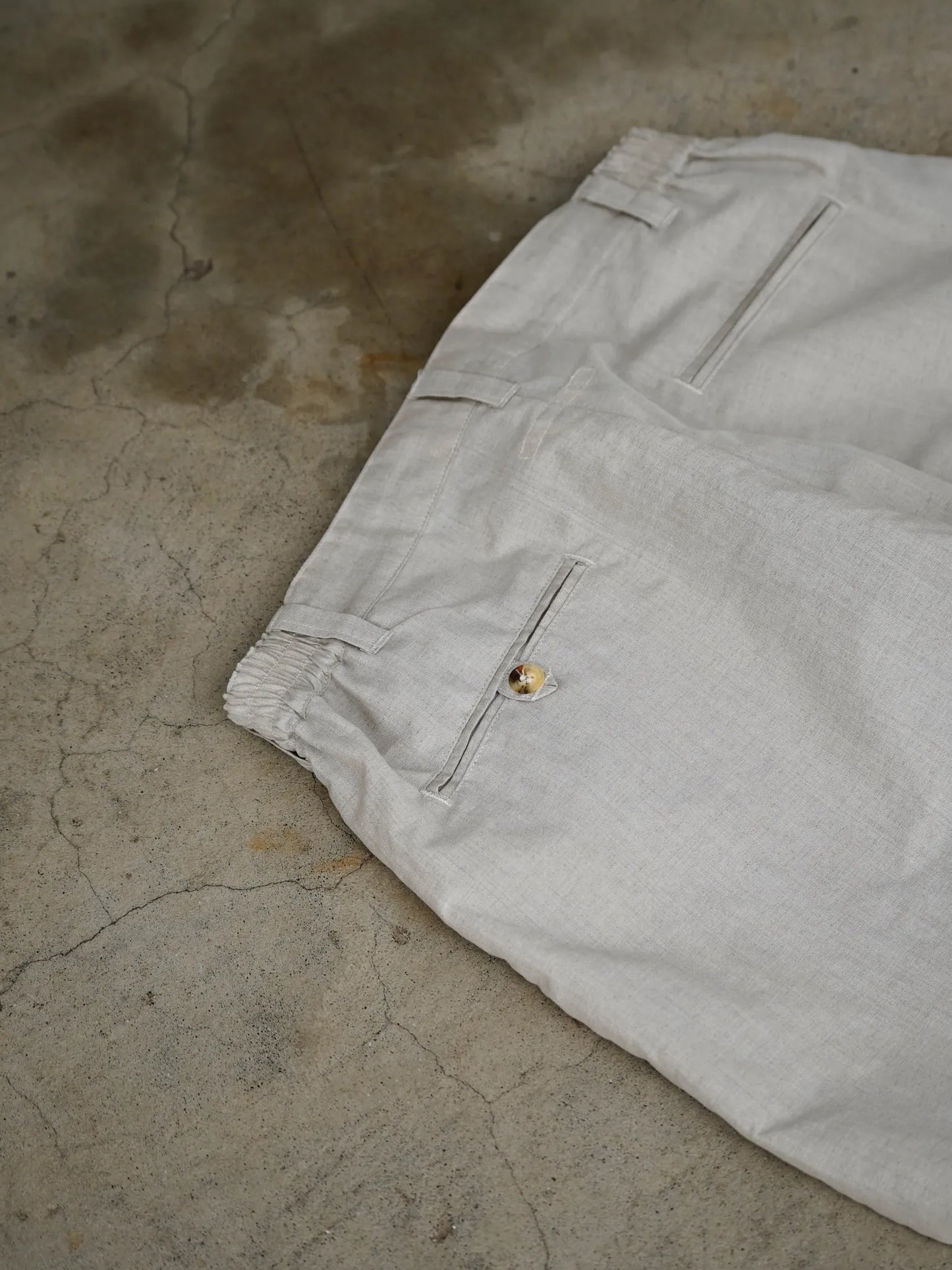 YE OLDE AND NEW MAN | RANDONNEUR03 CHINOS SHORTS ECRU