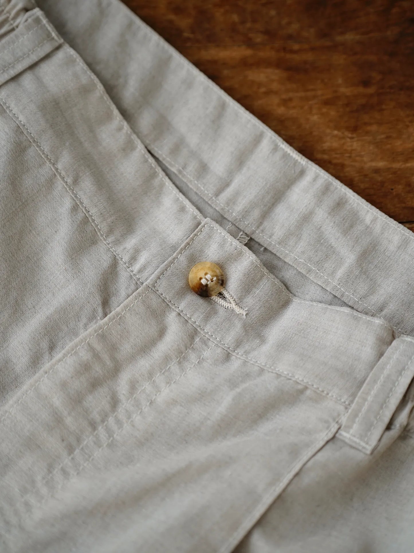 YE OLDE AND NEW MAN | RANDONNEUR03 CHINOS SHORTS ECRU