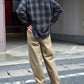 sarto-heavy-cotton-twill-tucked-trousers-dark-tan-4