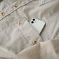 YE OLDE AND NEW MAN | RANDONNEUR 02 PULLOVER SHIRT ECRU