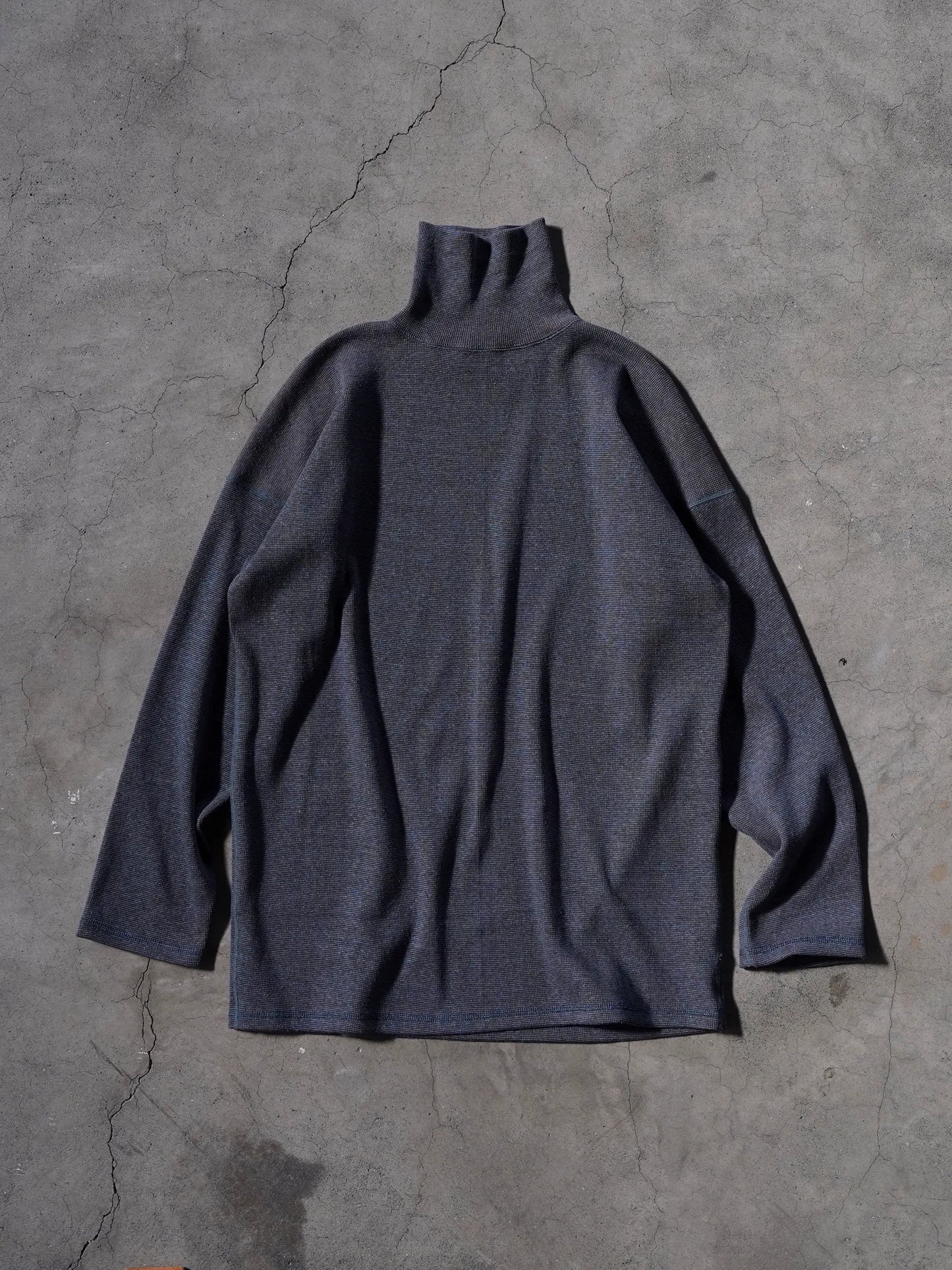 OLDE HOMESTEADER YOUTH | TWEEDISH RIB TURTLE NECK L/S DARK BLUE