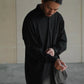 COMOLI | THINコットン コモリシャツ BLACK