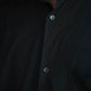 COMOLI | THINコットン コモリシャツ BLACK