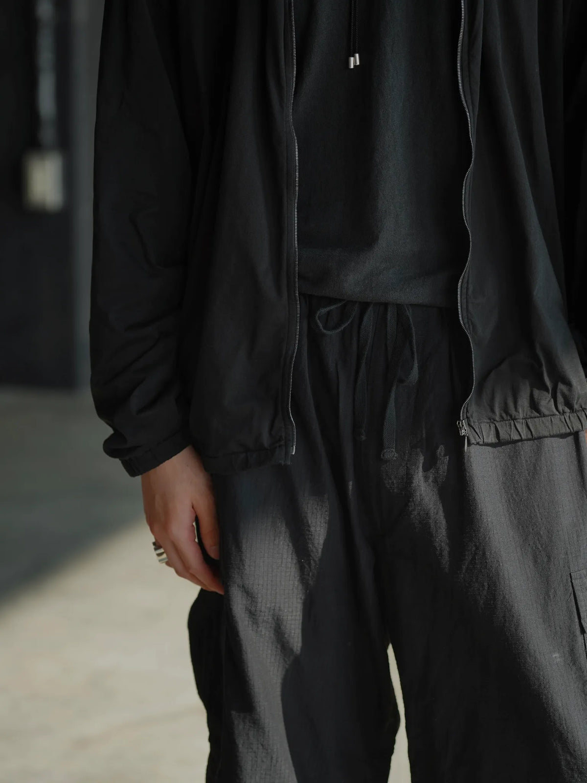 COMOLI THINコットン ジップジャケット BLACK | CASANOVA&CO COMOLI THINコットン ジップジャケット BLACK | CASANOVA&CO