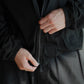 COMOLI | THINコットン ジップジャケット BLACK