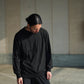 COMOLI | THINコットン クルーネック BLACK
