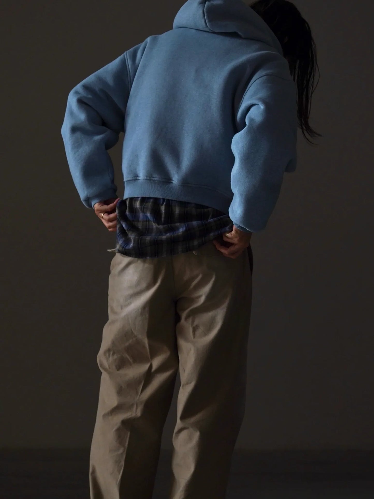 ERL | HEATHER HOODIE BLUE