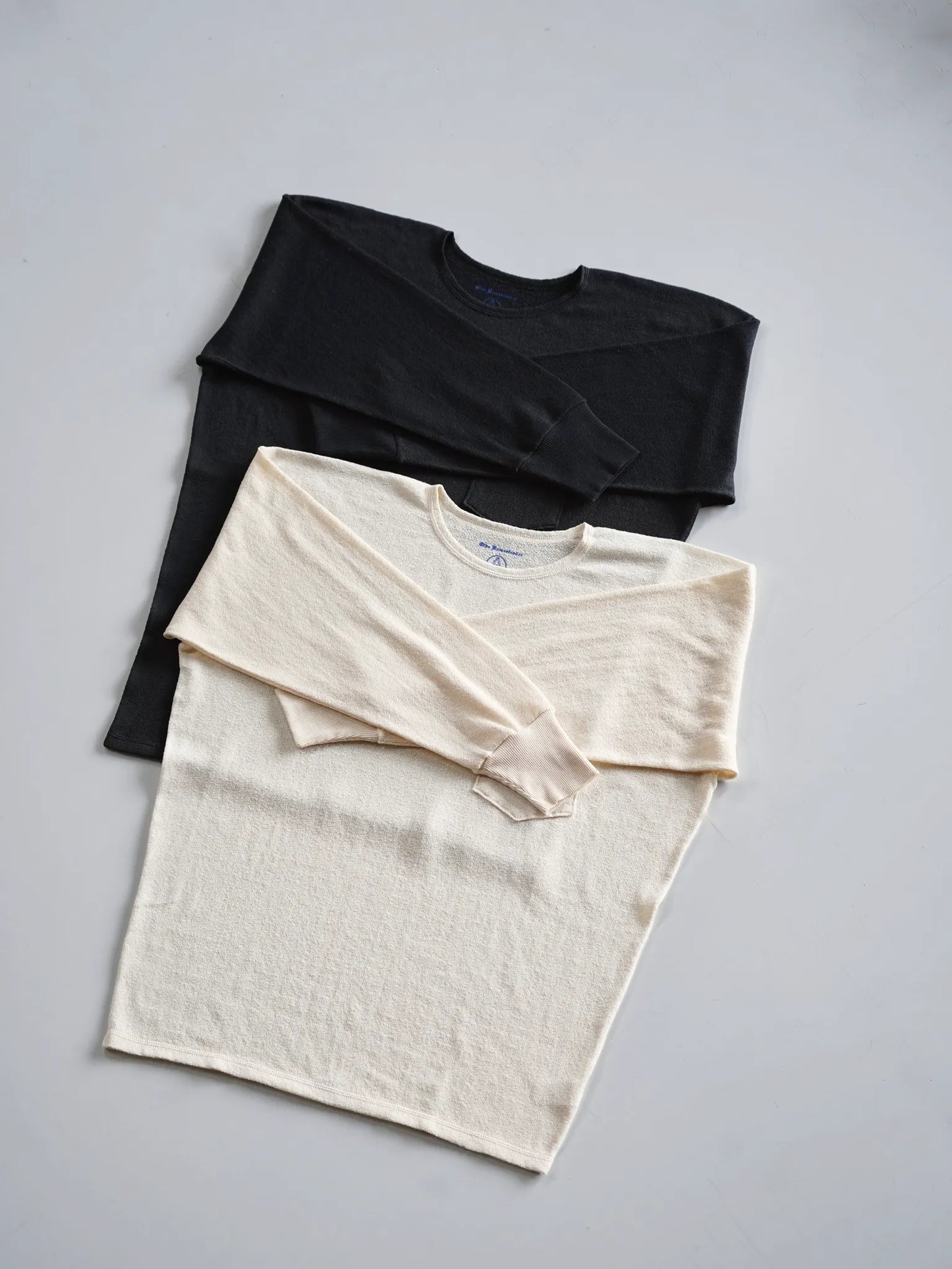 OLDE HOMESTEADER YOUTH | [BACK CREPE JERSEY] CREW NECK LONG SLEEVE BLACK