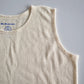 OLDE HOMESTEADER YOUTH | [BACK CREPE JERSEY] SLEEVELESS ECRU