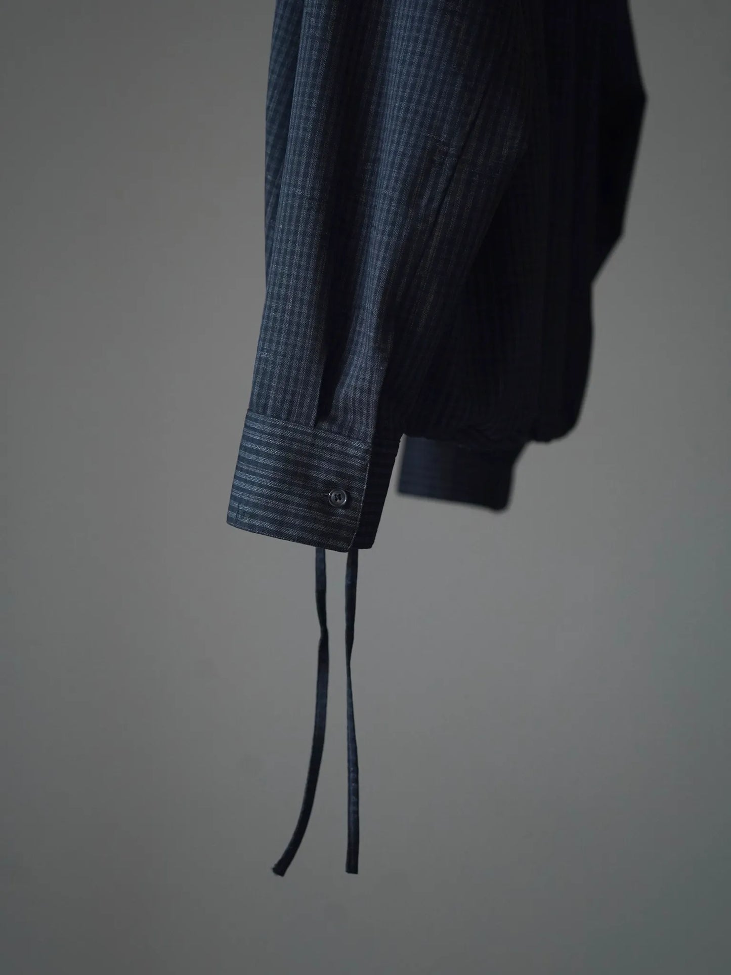 nonnotte | Draping Overlap Shirt Trace Bird Plaid