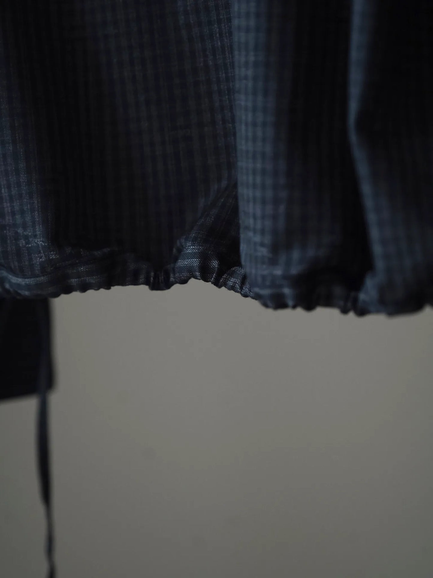 nonnotte | Draping Overlap Shirt Trace Bird Plaid