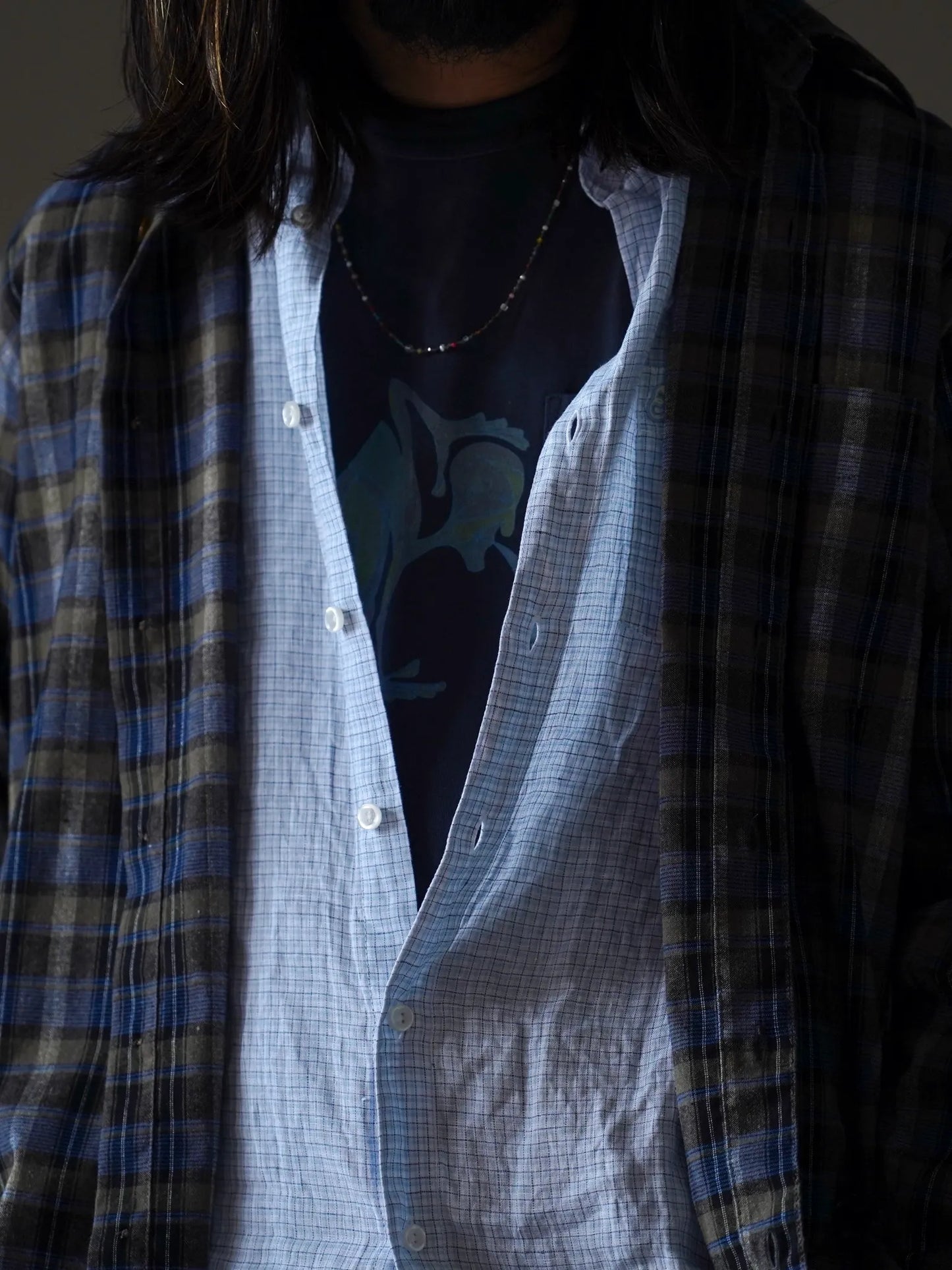 ERL | PLAID SHIRT BLUE