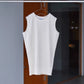 OLDE HOMESTEADER YOUTH | [BACK CREPE JERSEY] SLEEVELESS ECRU