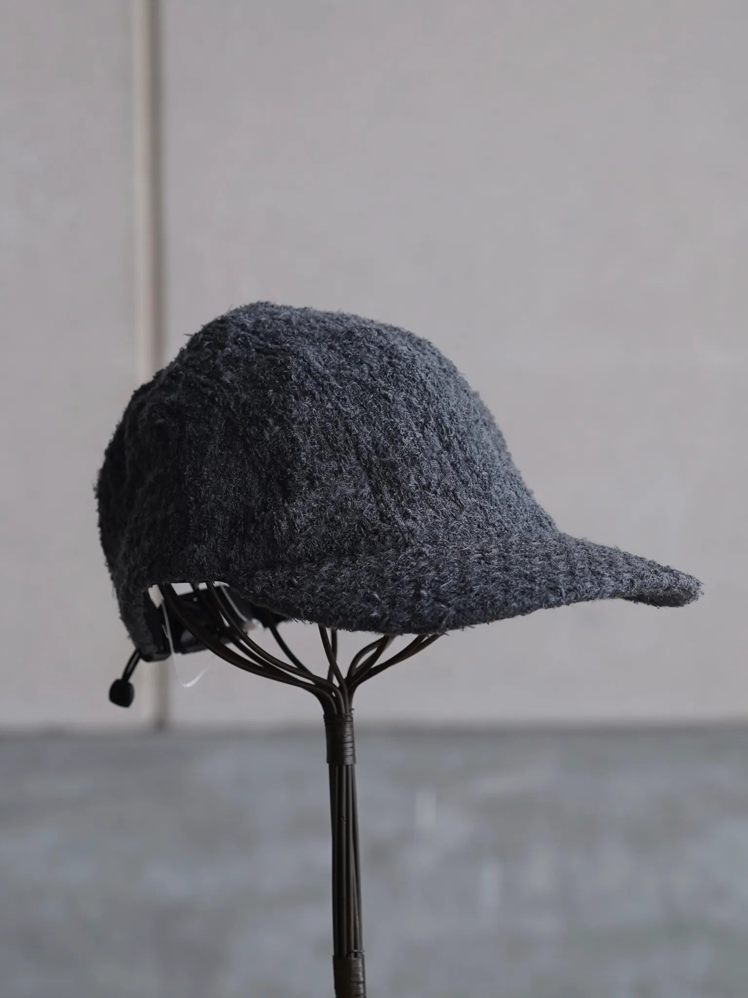 nonnotte Draping Cap Charcoal Top キャップ nonnotte Draping Cap A Charcoal Top (N Tweed) | CASANOVA&CO